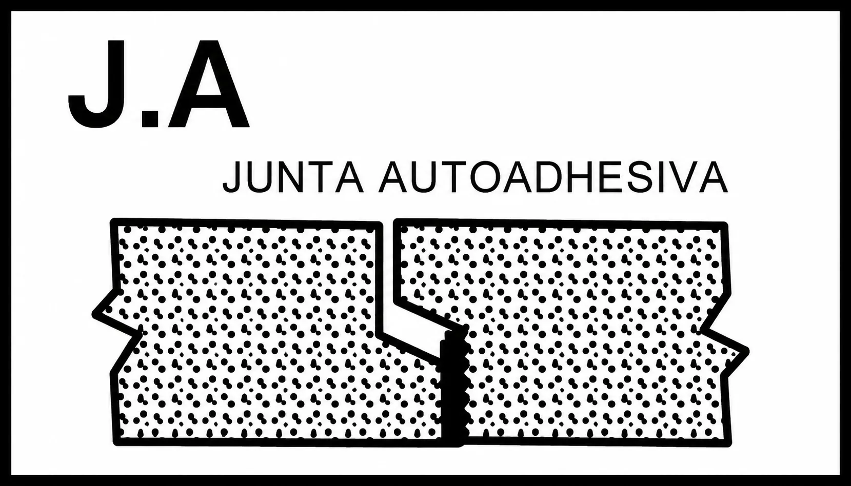 Esquema de Junta Autoadhesiva